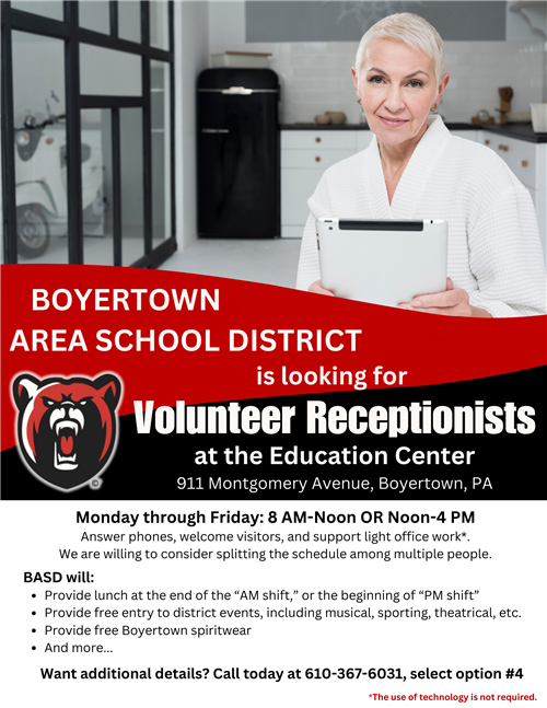 Volunteer Receptionists